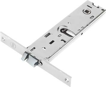 SERRATURA FASCIA INFILARE ELETTRICA 85400 CORNI B.Q INOX F.MM 16 F.OV+SCR+F+Q8 H.MM 44 E.MM 70