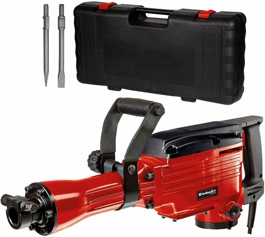 MARTELLO DEMOLITORE 1600W 43J BATTUTTA ATTACCO ESAGONALE 30 MM KG 14,7