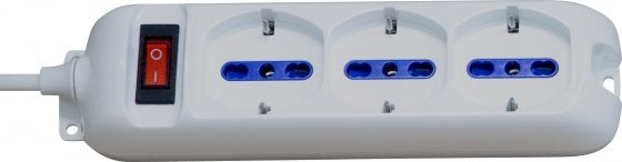 MULTIPRESA 3 POSTI CON INTERUTTORE LUMINOSO E CAVO DA 1,4 MT BIANCO BRENNENSTUHN 1155529