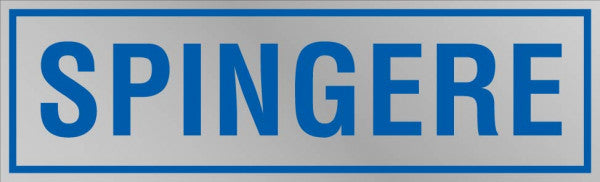ETICHETTA SPINGERE 150X50