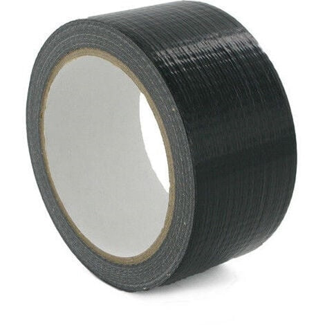 NASTRO ADESIVO 50X50 MT NERO TELATO
