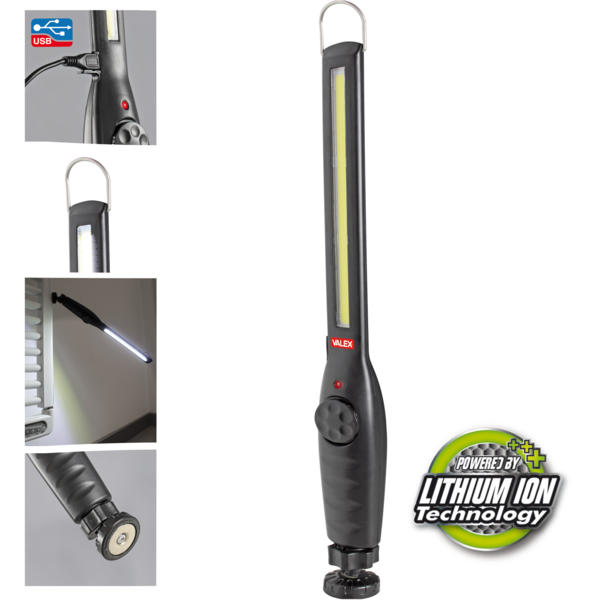 LAMPADA PORTATILE A LED RICARICABILE HL 2400, 2400lm + 360lm, IP44 BREMMEMSTUHL