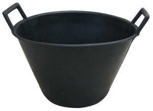 CARDARELLA 34 CM PLASTIC NERA CON 2 MA