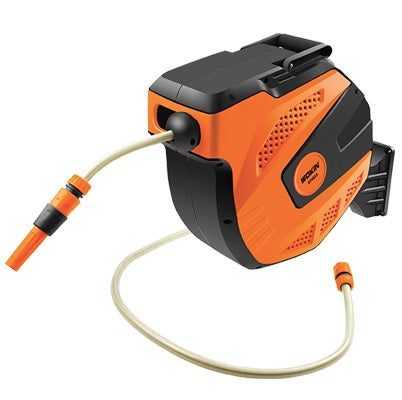 AVVOLGITUBO IRRIGAZIONE AUTOROLL 574515 WOKIN PLASTICA +TUBO 1/2 MT 15 +1,5 RACCORDI+LANCIA