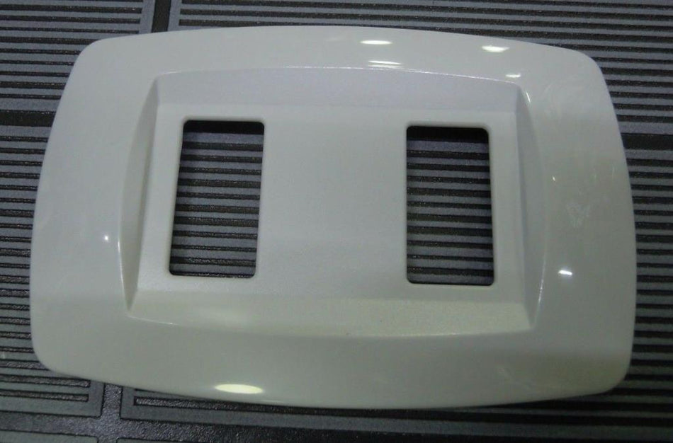 PLACCA 2 FORO MAGIC LINE BIANCA