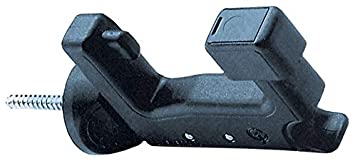 FERMAPORTE PLASTICA GRILLO NERO con vite mm.70