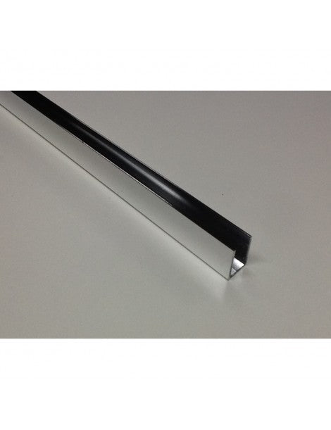 CANALINO U ALLUMINIO CROMATO 10X15 MT 2 COD. 1010/93