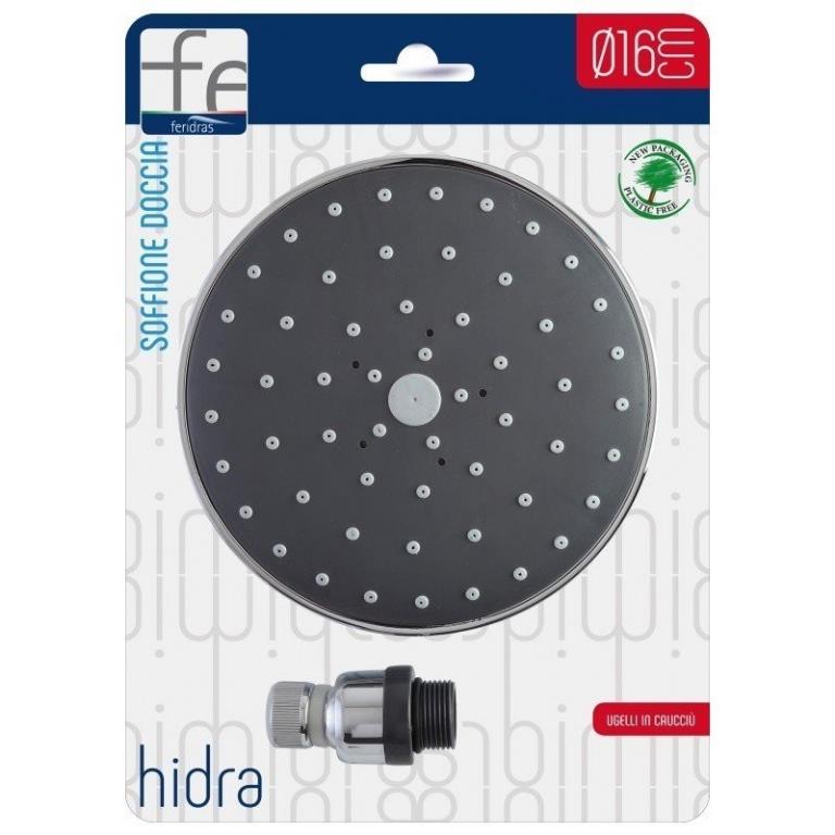 SOFFIONE DOCCIA IN ABS CROMO EURO 1 ANTICALCARE