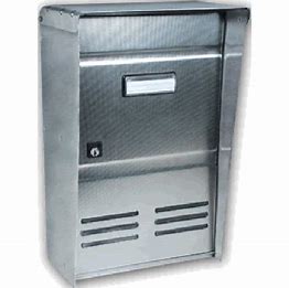 Cassetta postale ALUBOX INOX LISCIO