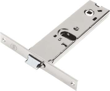 SERRATURA FASCIA INFILARE 87000 CORNI B.Q INOX F.MM 16 F.OVALE M1+SCR H.MM 44 E.MM 58