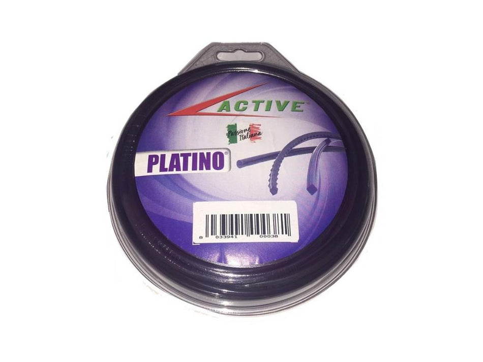 FILO NYLON DECESP. PLATINO SEGHETTATO  4 MT 15
