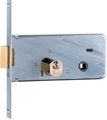 SERRATURA FASCIA INFILARE 712 ISEO B.Q ZINC F.MM 16 C.SFACC M2+SCR H.MM 64 E.MM 60