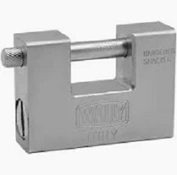 LUCCHETTO CORAZZATO MONOBLOCCO 94 WALLY 300-94S FORNITO CON 5 CHIAVI PROFILO EUROPEO