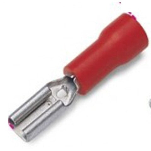 FASTON FEMMINE 1,5 MM ROSSO CONFEZIONE 10 PZ