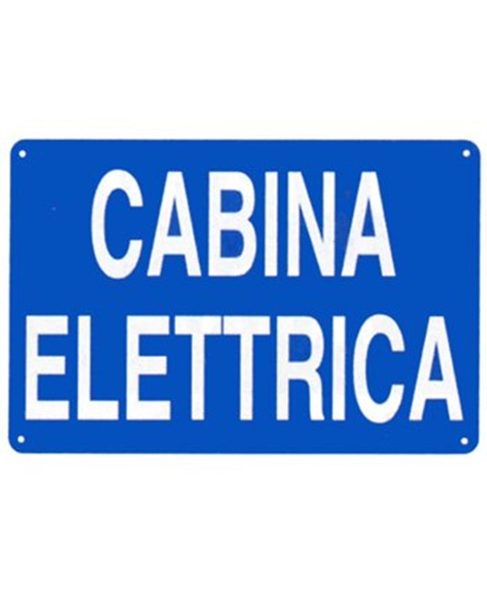 CARTELLO SEGNALETICO CABINA ELETTRICA
