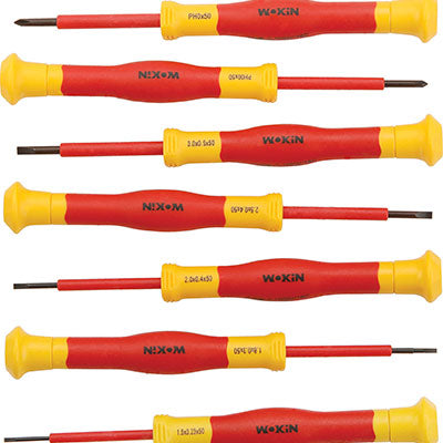 SERIE CACCIAVITE PRECISIONE ISOLATI SERIE 562407 WOKIN 5 TA + 1 PH
