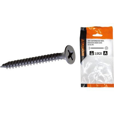 VITI BLISTER AUTOPERFORANTI PER CARTONGESSO TSP 3.5X45 PZ 30 NERA