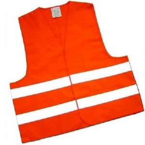 GILET ALTA VISIBILITA' ARANCIO TG. UNICA   C