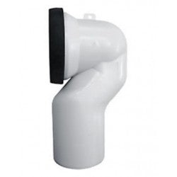 CURVA INNESTO WC X VASO FILO PARETE 90