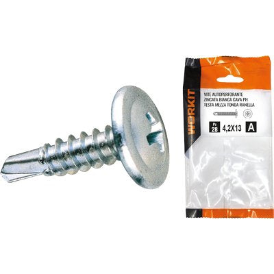 VITI BLISTER AUTOPERFORANTI RONDELLATA 4.8X25 PZ 16
